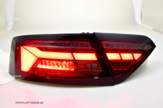 SW-Celi LED taillights for Audi A5 8F 8T3 Facelift 12-16 cherry red/smoke 2-door for factory LED