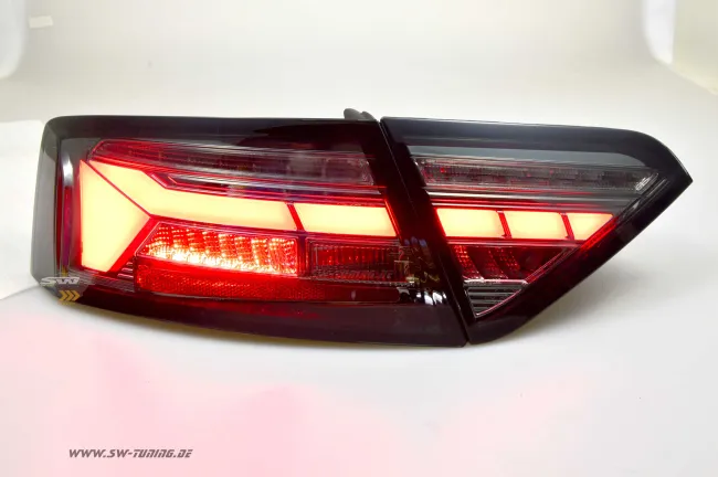 SW-Celi LED Rückleuchten für Audi A5 8F 8T3 Facelift 12-16 smoke 2Türer für Werks LED