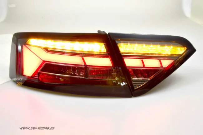 SW-Celi LED Rückleuchten für Audi A5 8F 8T3 Facelift 12-16 smoke 2Türer für Werks LED