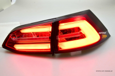 SWCeli LED Rckleuchten passend fr Golf 7.5 Facelift Variant Kombi 18-20 red/clear LED Wischblinker fr OE LED