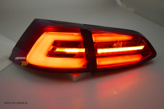 SWCeli LED Rckleuchten passend fr VW Golf 7 Variant Kombi 13-17 red/clear LED Wischblinker