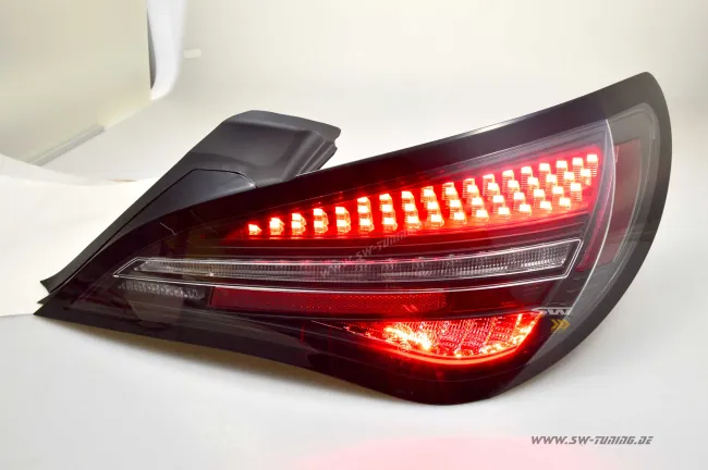 SW-Celi full LED rear lights suitable for Mercedes CLA C117/X117 13-19 Black/clear