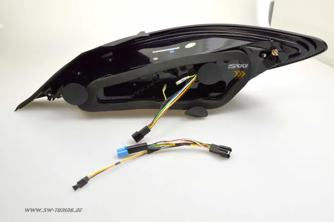 SW-Celi full LED rear lights suitable for Mercedes CLA C117/X117 13-19 Cherry Red smoke