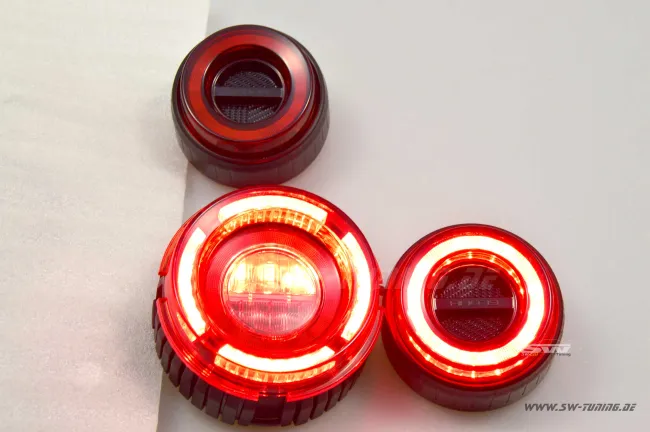 SW-Celi LED Rückleuchten für Landrover Defender 90 110 130 L316 1990-2016 red