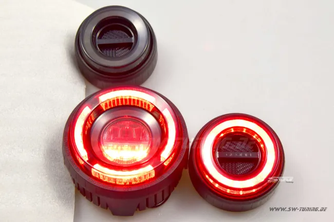 SW-Celi LED Rückleuchten für Landrover Defender 90 110 130 L316 1990-2016 smoke