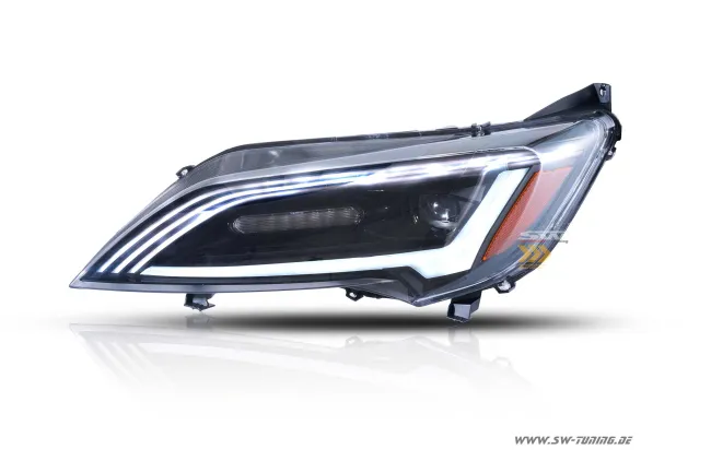 SW-DRLTube Upgrade Voll LED Scheinwerfer passend für Fiat Ducato III 250 | Citroen Jumper II | Peugeot Boxer | 14-24 II LED TFL Black