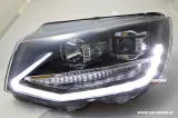 SW-DRLTube Scheinwerfer für VW T6 Typ SG 16-20 LED Tagfahrlicht Lighttube black