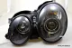 angel eye headlights for Mercedes benz W208 CLK 97-02 LED 2 halo rims black