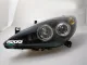 angel eye headlights Peugeot 307 2 LED halo rims black