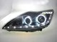 angel eye headlights Ford Focus Mk2 08-11 CCFL-halo rims black