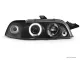 angel eye headlights Fiat Punto Typ 176 93-99 LED halo rim black