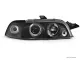 angel eye headlights Fiat Punto Typ 176 93-99 LED halo rim black