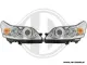 angel eye headlights Citroen C4 Type L 2 LED halo rims chrome