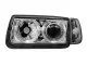 headlights VW Polo 6N 95-98 2 halo rims
