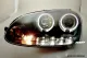 angel eye headlights VW Golf V 03-09 2 halo rims black
