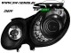 SW-Light Scheinwerfer Mercedes Benz E-Klasse W211 06-08 black Facelift