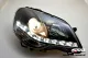 SW-DRL headlights VW Polo 9N3 05/05-09 LED drl black ehc-motor