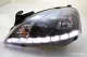 SW-DRL headlights Opel Corsa C 01-06 LED DRL R87 Black