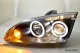 angel eye headlights Ford Focus Mk2 04-08 2 LED halo rims black