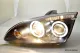 angel eye headlights Ford Focus Mk2 04-08 2 LED halo rims black