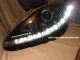 SW-DRL headlights Seat Leon 1P1 09-13 LED DRL R87 black