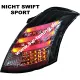 SW-Celi LED taillights suitable for Suzuki Swift Type NZ/FZ 10-16 black/clear