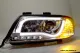 SW-LTube headlights Audi A6 4B 97-01 Lighttube chrome