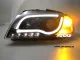 SW-LTube headlights suitable for Audi A3 8P 03-08 Lighttube positionslight black