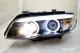 SW-CCFL Xenon Angel Eye Scheinwerfer BMW X5 03-07 E53 LCI Facelift CCFL-Standlichtringe black