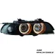 HID Xenon Angel Eye Scheinwerfer 5er BMW E39 95-00 black Standlichtringe