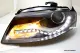 SW-DRL headlights for AUDI A4 B8 8K 08-11 LED-DRL R87 black