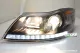 SW-Light headlights Skoda Octavia II 1Z Facelift 09-13 LED positionlight black