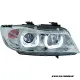 SW-Ltube Angel Eye headlights for BMW E90 E91 05-13 2 High U-LED positionslight chrome