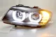 SW-Ltube Angel Eye Scheinwerfer für 3er BMW E90 E91 05-13 High U-LED-Standlicht Black