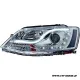 SW-DRLTube Scheinwerfer für VW Jetta VI Typ162 10-14 LED TFL-Lighttube chrom