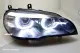 SW-DRLtube Angel Eye Xenon headlights for BMW X5 E70 07-10 High U-LED DRL black (for AFS-Versions)