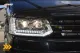 SW-DRLTube headlights VW T5 Facelift GP type 7H 09-14 LED DRL / dynamic indicator chrome