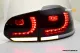SW-Celi LED taillights for Golf 6 08-12 black/smoke/white with LED wiper indicator