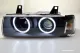 angel eye headlights for BMW E36 Coupé Convertable 92-98 2 CCFL halo rims black 2doors
