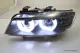 SW-DRLtube Angel Eye Xenon Scheinwerfer passend für 3er BMW E90 E91 09-13 High U-LED-DRL Black mit AFS