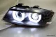 SW-DRLtube Angel Eye Xenon Scheinwerfer für 3er BMW E90 E91 LCI 09-13 High U-LED-DRL Black ohne AFS