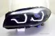 Angel Eye Xenon Scheinwerfer passend für 5er BMW F10 F11 10-13 LED Wischblinker black für AFS