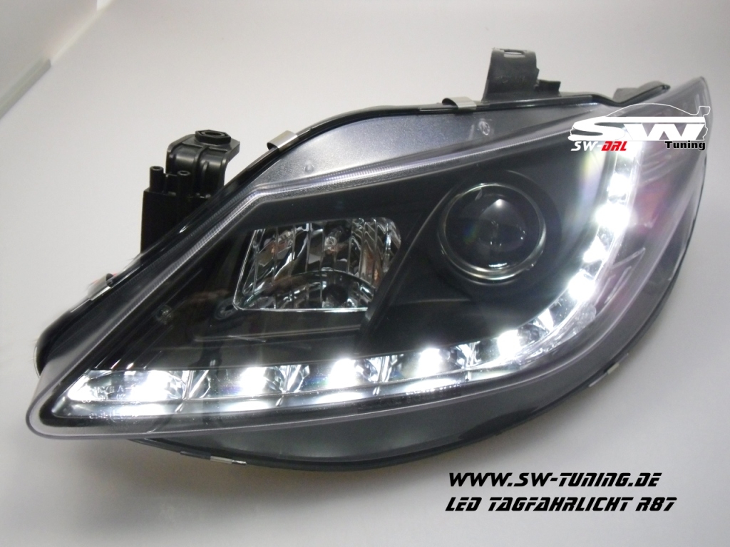 SW-DRL headlights Seat Ibiza 6J 08-12 LED daytime-running-light