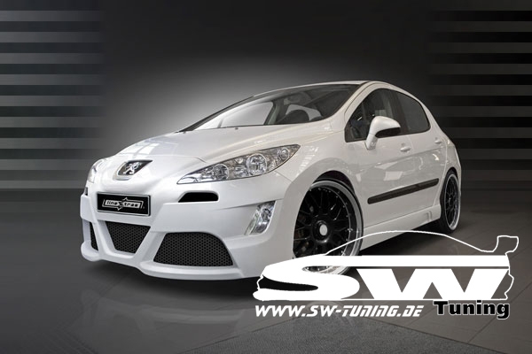 peugeot 308 sedan 4doors sideskirts sw split design vat template