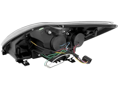 SW-Light headlights Ford Focus Mk2 08-11 chrome LED positionslight ...