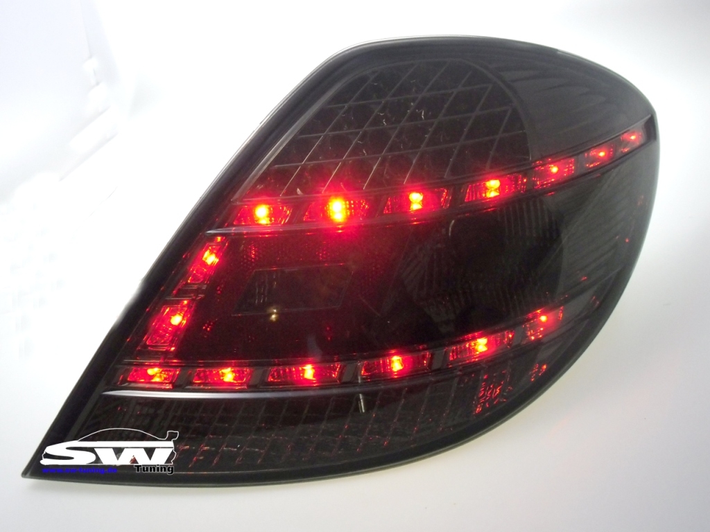 Mercedes SLK R170 Tinted Tail Lamp Light Overlays Kit Smoked Film  Protection 