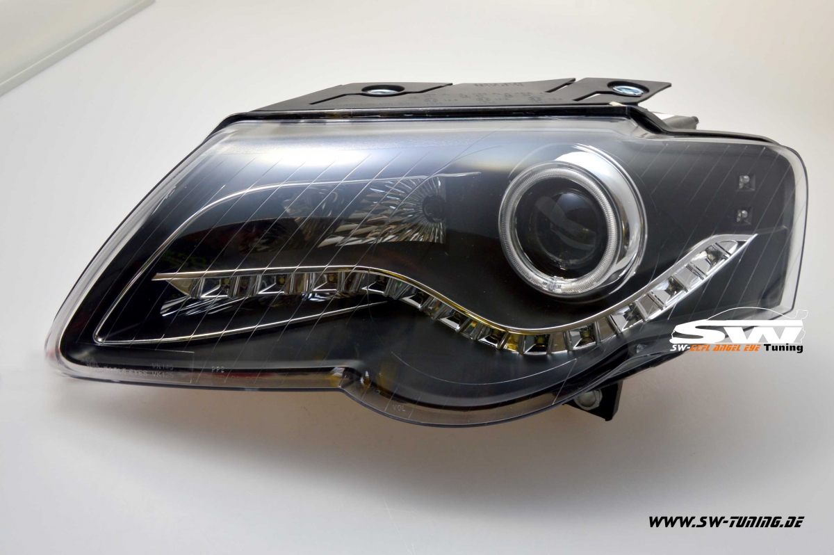 SW-Light Scheinwerfer VW Passat B6 3C LED Tagfahrlicht ...