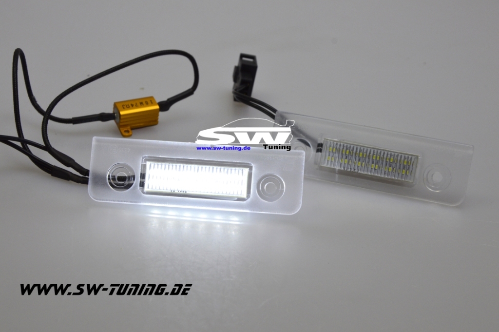 LED Kennzeichenbeleuchtung Skoda Octavia II 1Z 05-08 - tuning online kaufen