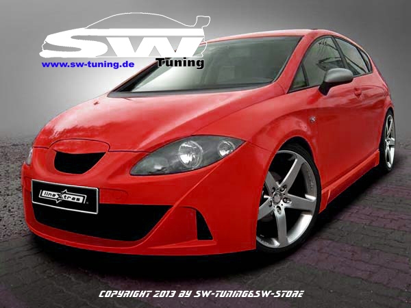 Seat Leon 1P 05-09 front bumper swl-design with ...