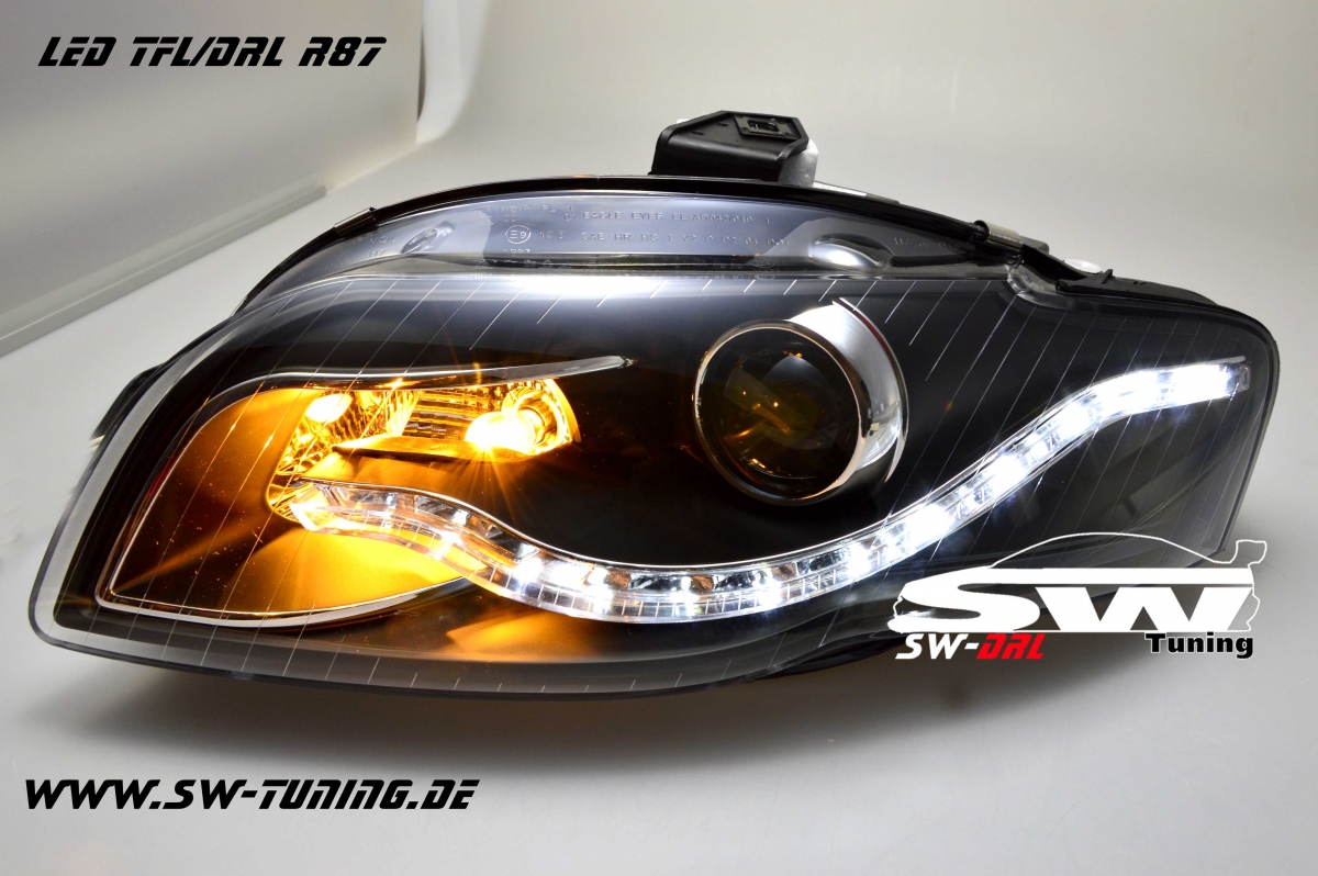 Sw Drl Scheinwerfer Audi A4 B7 Amp Cabrio 8h 04 08 Led